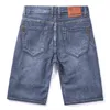 Jeans för män Lyxiga Casual jeansshorts för sommaren 2023 Retromode koreansk stil Oversize 40 Streetwear Raka korta byxor