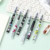 Cartoon Straight Liquid Ball-Point Pen Student Test Gel 0.5 Needle Tube Quick-Drying School Supplies O