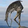 Freedom Flying Horse Metal Statue Garden Decoration Yard Artistic Horse Sculpture Kiss Horse Love Model Metal Figure Decor L230620