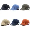 Ball Caps Style Baseball Cap Men Women Solid Short Brim Snapback Casual Cotton Visor Spring Summer Outdoor Sunshade Simple Hat