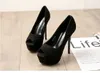 섹시한 14cm 발 뒤꿈치 플랫폼 펌프 여성 플록 하이힐 웨딩 신발 여성 Peep The Thin High Heels Ladies Shoes Pumps Stiletto L230704