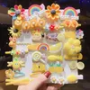 Kinder Haarspangen neue Cartoon 14 Stück Set Pony Clip Seitenclip BB Clip Haarschmuck Großhandel