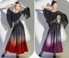 Stage Wear Waltz Ballroom Danswedstrijd Jurk Standaard Outfit Prestaties Kostuum Vrouwen Elegante Avondjurk Slanke Lange Rok