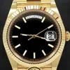 Mens Men's Watch DJ Factory High Quality Tag-Datum 228238 18K Gelbgold Diagonale Motiv Dial Neu 40mm Asia 3235 Automatic