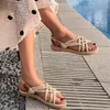 Sandalen Damenschuhe Geflochtenes Seil mit traditionellem Casual-Stil und einfacher Kreativität Mode Damen Sommer 230711