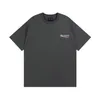 BLCG LENCIA 2023 Summer New 250g 100% cotone T-shirt in tessuto da uomo Stampa di alta qualità Colore manica a goccia Magliette larghe Oversize Top 2023245