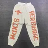 Męskie spodnie Vertabrae spodnie spodnie Man Kobiety Spodnie Męki potu swobodne joggery kombinezonowe męskie streetwear sportowy spodni francuska frotte luźne custome j230711