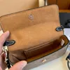 Vintage Mooie Designer Mini Tabby Elengance Womens Luxe Handtas Coac Corssbody Messenger Bag Schouder Portemonnee Portemonnee Grace Vrouwen Koppelingen Tassen Maat 18x9cm