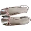 Sapatos sociais femininos flats sliver boat shoes dedo quadrado sem salto para mulheres sapatilhas de balé confortáveis sandálias femininas 230710