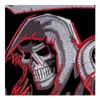 Contagem regressiva para a morte Grim Reaper Ampulheta Patch Reaper Skull Ferro bordado em Patches 9 12 75 POLEGADAS 225B