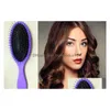 Escovas de cabelo Wet Dry Brush Der Mas Comb Com Airbags Pentes Para Chuveiro B537 Drop Delivery Products Care Styling Dhwcq