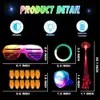 참신 게임 78pcs Led Light Light Up 장난감 파티 호의는 성인 아이 생일 젤리 반지 깜박이는 안경 브레이슬릿 헤어 라이트 230710을 위해 어두운 벌크로 빛납니다.