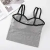 Camisoles Tanks Summer No Steel Ring Bra Sports Brassiere Внутренняя и внешняя износ