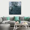 Seascape Canvas Art Battle of Kearsage and Alabama Edouard Manet Paintings Handmade Romantic Modern Bedroom Decor