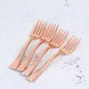 Dinnerware Sets 24 Pcs Fork Wedding Silverware Plastic Fruit Picks Disposable Dessert Child