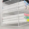 Pencil Cases Marker Pen Holder Acrylic Stationery Storage Transparent Shelf Office School Supplies Organizer Large 230710