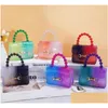 Bolsas Mini Batom Bebê Bolsa Moda Crianças Crossbody Jelly Bag Kids Mes Coin Wallet Drop Delivery Maternidade Acessórios Bolsa Dhj26