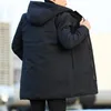 ブレイザーズメンジャケット秋の冬のメンズトレンチコートメンカジュアル厚い暖かいフード付きジャケット男性ウィンドブレイカーアウターマンコート6xl