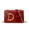 Sacos de designer bolsa de ombro sici moda crossbody saco para mulheres padrão crocodilo vermelho estilingue carteira embreagem portátil