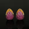 Stud SUNSLL Golden Color Copper Multicolor Cubic Zirconia Trendy Hoop Earring s Fashion Party Jewelry CZ Brincos 230710