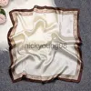 Sarongs cor sólida 53 cm pequeno quadrado feminino estilo simples cachecol de seda decorativo para todos os jogos aeromoça pequeno amora pescoço polaina x0711