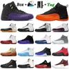 Męskie buty do koszykówki Jumpman 12 Eastside Golf 12s kyrie Playoffs Royalty Black Taxi Stealth Reverse Flu Game Dark Concord Field Purple qinmin123 Męskie sportowe trampki