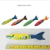 Sand Play Water Fun 1 Pc Torpedo Rocket Throwing Toy Swimming Pool Diving Game Summer Torpedoes Bandits Children Underwater Dive Sticks 230711