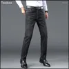 Heren Jeans Taoboo 2023 Merk Hoge Kwaliteit Business Casual Klassieke Man Broek Mode Slanke Midden Taille Stretch Voor Mannen