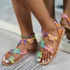 Sandals Summer Women Butterfly Flats Sandals Casual Beach Shoes Fashion Clip Toe Slippers Walking Bohemian Shoes Femme Slides 230710