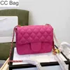 CC Bag Shopping s 2022ss Primavera Donna Designer Classic Mini Flap Square Ghw Crush Gold Ball Quilted Matelasse Chain Crossbody Dovrebbe