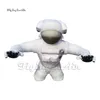 Incroyable grand blanc gonflable astronaute carnaval scène toile de fond Air sauter Spaceman Figure ballon pour événement spectacle