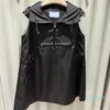 2023-Women 's Dress Designer Skirts Nylon Hooded Semi-Zip 드레스 여름 민소매 소녀 파티 캐주얼 스커트 크기 S-2XL 캐주얼 패션