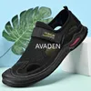 Sandali Sandali Uomo Moda Estate Outdoor Beach Casual Baotou Hole Scarpe per uomo Piattaforma traspirante Beach Indoor Sandali Roma 230710