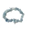 Bracelets Puce De Cristal Pour Filles Bracelet Extensible En Pierre D'nergie De Gurison Pour Femme Pierre De Cristal Bleu Aigue-marine