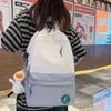 Plecaki nowe fajne damskie plecak studencki o dużej pojemności koreański japoński prosty modny tornister nylonowa wodoodporna torba podróżna wysokiej jakości G230518