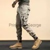 Outros Vestuário Camo Navy Calças Masculino Harém Y2k Tático Militar Calças Cargo para Homens Techwear Calças empilhadas para trabalho ao ar livre de alta qualidade hip hop x0711