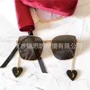 2023 haute qualité nouveau GG0721S gland boucles d'oreilles lunettes noires Ni même Style chaîne pendentif boîte lunettes de soleil adapté à la myopie