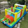 Sand Play Water Fun YARD Château Gonflable Gonflable Géant Saut Maison de Rebond Avec Grand Toboggan Trampoline Bouncer Obstacle Diapositives 230711