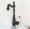 Кухонные смесители черное масло втирая бронзовое керамическое основание мокрый бар ванная комната раковина ксам