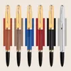 Фонтановые ручки Jinhao 85 Metalwood Pen Golden Cap Fine Nib 05 мм чернила 230707