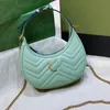 Projektant mody torebki damskie mini falowane torba na ramię skórzana torba crossbody torba solidna torba pod pachami 699514