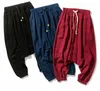 Männer Hosen M6XL 7XL Plus größe männer baumwolle leinen hosen mode 2023 Herbst lange crosspants Sommer hip hop Dance schwarz gary weiß 230710