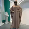 Vêtement de prière musulmane Abaya femmes robe Hijab Burka Niqab vêtements islamiques dubaï turquie formelle Namaz Long Khimar Jurken Abayas170g