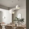 Japanse Hars Hanglampen Gepersonaliseerde Creatieve Designer Bar Restaurant Nordic Moderne Crème Hanglamp Verlichtingsarmaturen