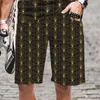 Herrshorts Casual Harajuku-mönster Elastisk midja Streetwear Snabbtorkande baddräkt 2023 Simning Lös Män/Kvinnor Man Mode Strand