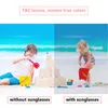 Sunglasses Kids TAC Polarized Sunglasses For 3-8 Years Boys Girls Round Glasses Silicone Flexible Safe Frame Sport Outdoor UV400 Shade 230710