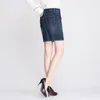 Skirts Arrival 2023 Women Summer A-line Above Knee Mini Blue Denim Girls Fashion Jeans Skirt