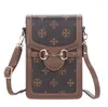 Spring and Summer Hot Selling New Women's Bag Fashion Crossbody Shoulder Bag Mini Phone Bag Contrast color phone bag