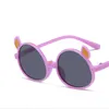 Lunettes de soleil Mode Enfants Cartoon Lunettes de soleil Chien Oreilles Lunettes de Soleil Enfants Lunettes Anti-UV Lunettes Oversize Cadre Ornemental Adumbral 230710