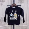 Sudadera con capucha para niños, suéter para niños y niñas, estilo clásico de moda, 2-12 años, nuevo traje deportivo de invierno para vellosidades, ropa de manga larga para bebés